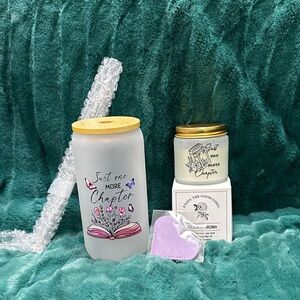 Book lovers gift set. Just One More Chapter
